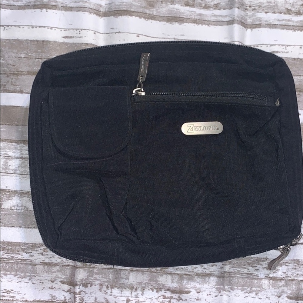 Zealand black nylon pouch bag travel accessory